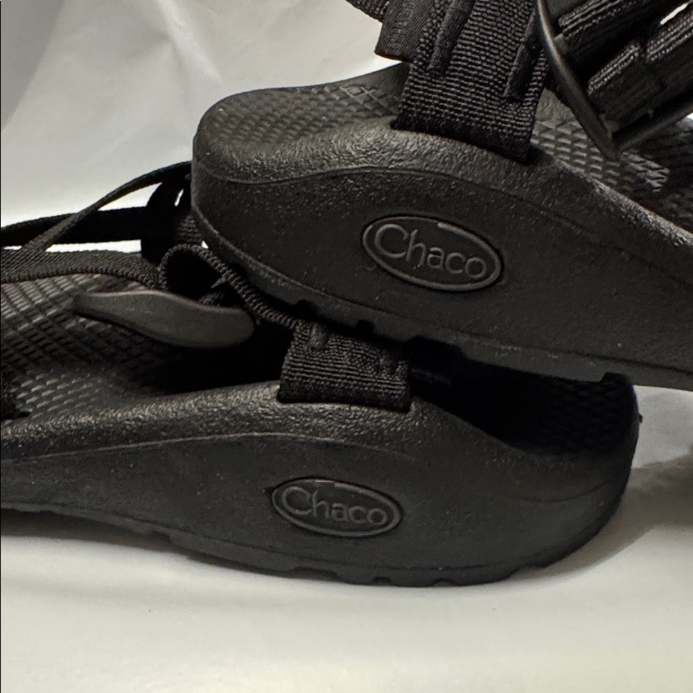Chaco Dual Strap Cloud Sandal Women Solid Black - Picture 12 of 12